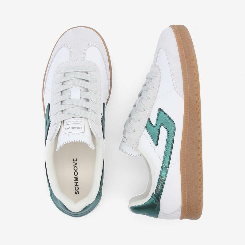 SHEFFIELD JOGGER W - NAP/SUEDE/METAL - BLANC/VERT